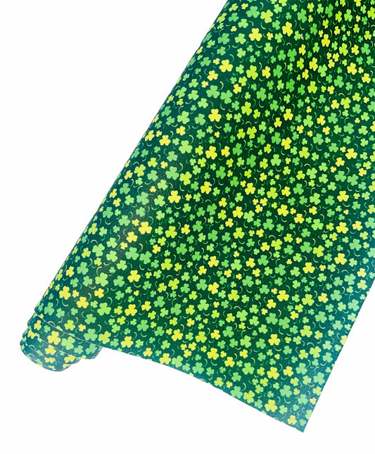 FAUX LEAF SHEET CLOVER LEAVES