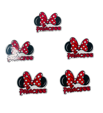 SET OF 3 PRINCESS BOW RESINS