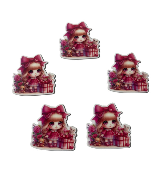 SET OF 3 GIRL RESINS WITH GIFT